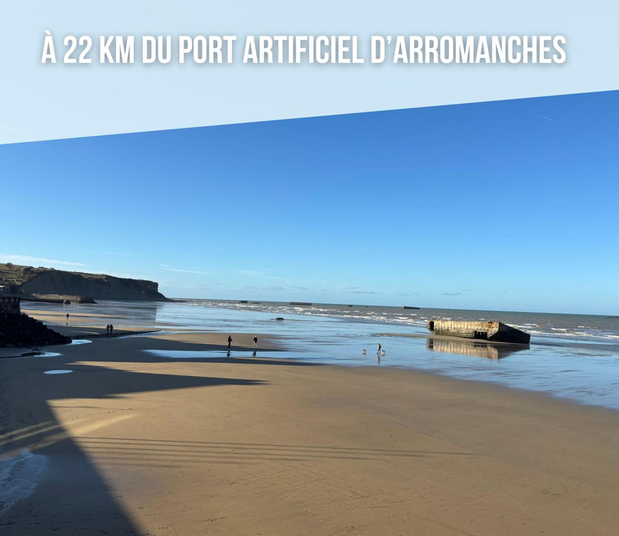 סן-לוראן-סור-מר Sweet Omaha Belle Maison Recente Lumineuse Et Cosy Bien Equipee Jardin Clos 15 Mn A Pied Plage Omaha Beach Et Proche De Bayeux & Port En Bessin מראה חיצוני תמונה
