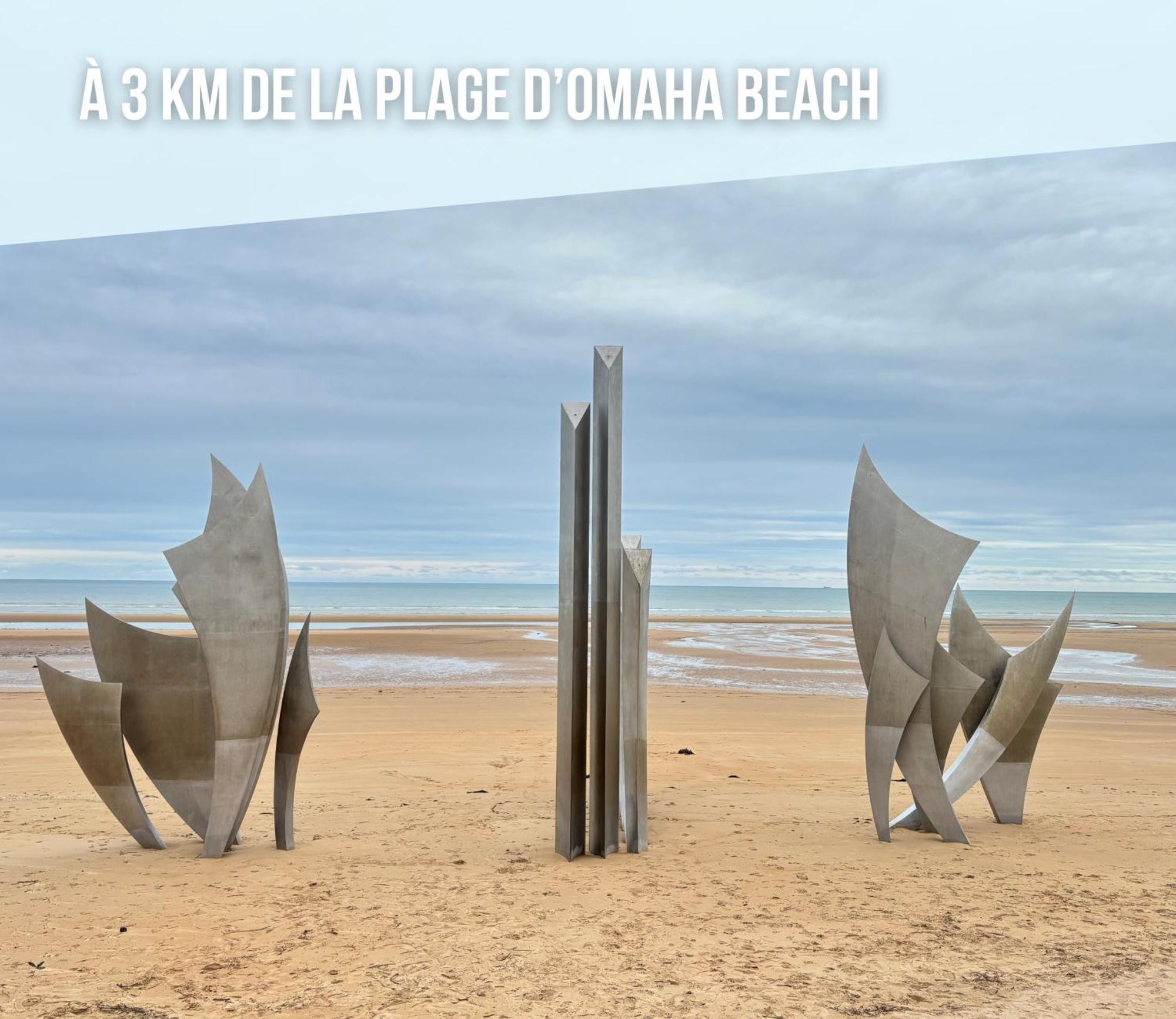 סן-לוראן-סור-מר Sweet Omaha Belle Maison Recente Lumineuse Et Cosy Bien Equipee Jardin Clos 15 Mn A Pied Plage Omaha Beach Et Proche De Bayeux & Port En Bessin מראה חיצוני תמונה